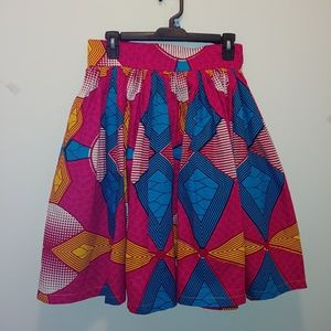 Ankara A-Line Skirt